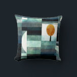 Klee - The Messenger of Autumn Cushion<br><div class="desc">Paul Klee's famous painting,  The Messenger of Autumn.</div>