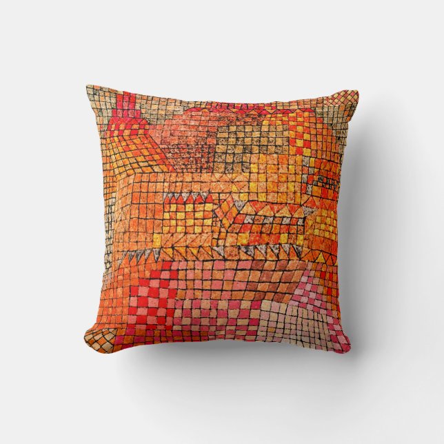 Klee - Town Castle Kr Cushion (Front)