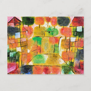 Klee - Tree and Architecture Postcard