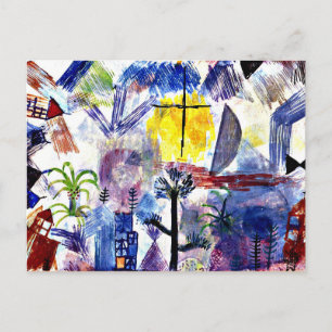 Klee - Unfinished Landscape Postcard