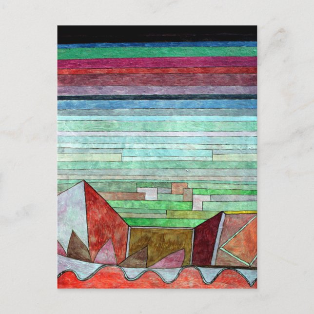 Klee - View into the Fertile Country Postcard (Front)