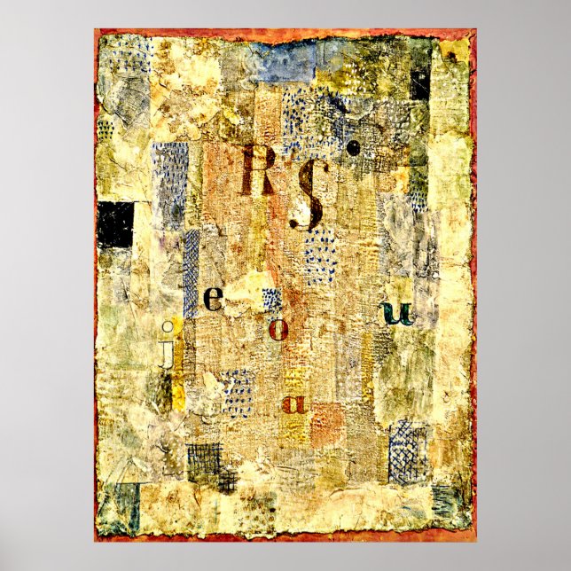 Klee - Vocal Fabric of the Singer Rosa Silber Poster (Front)