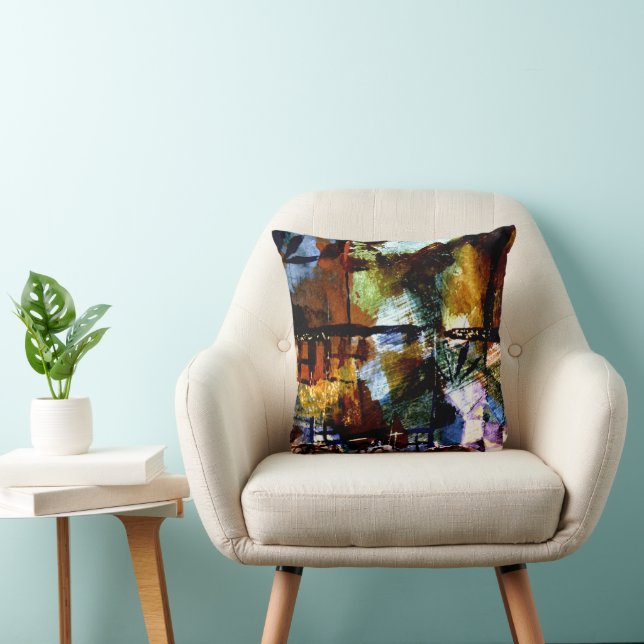 Klee - Windows and Palm Trees Cushion (Chair)