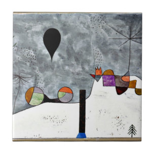Klee - Winter painting Tile