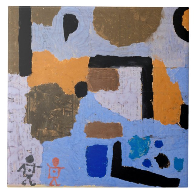 Klee - With the Two Lost Ones Ceramic Tile (Front)