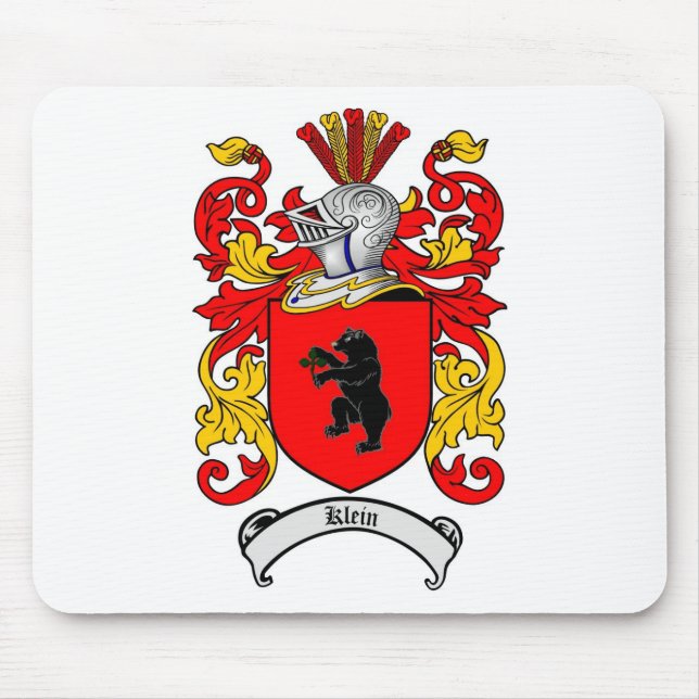 KLEIN FAMILY CREST -  KLEIN COAT OF ARMS MOUSE PAD (Front)