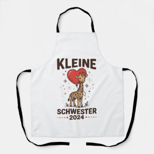 Kleine Schwester 2024 Cute Giraffe Sister Design_1 Apron