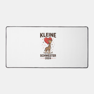 Kleine Schwester 2024 Cute Giraffe Sister Design_1 Desk Mat