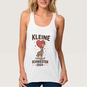 Kleine Schwester 2024 Cute Giraffe Sister Design_1 Singlet