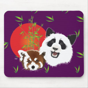 Kleiner Panda (Ailurus fulgens) Mauspad Mouse Pad