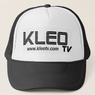 KLEO TV white logo Web Trucker Hat