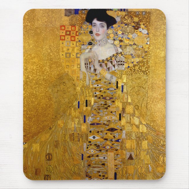 Klimt , “ Adele Bloch-Bauer I ” Mouse Pad (Front)
