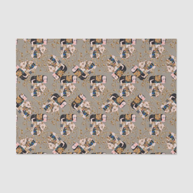 Klimt arabesque Tissue Paper (Front)