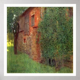 Klimt - Bauernhaus in Kammer am Attersee Poster