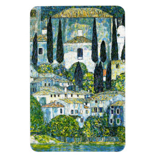 Klimt - Church in Cassone Magnet