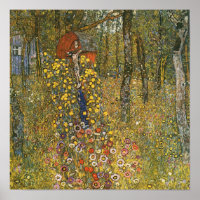 Klimt - Farm Garden With Crucifix 1912