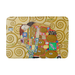 Klimt Fulfilment Mosaic: Vintage Stoclet Frieze Bath Mat