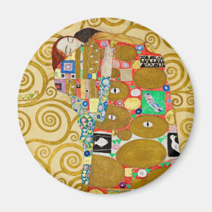 Klimt Fulfilment Mosaic: Vintage Stoclet Frieze Magnet