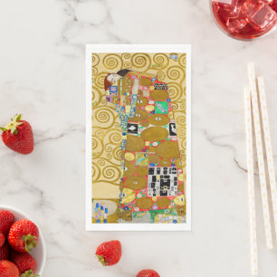 Klimt Fulfilment Mosaic: Vintage Stoclet Frieze Napkin