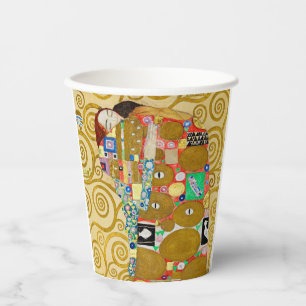 Klimt Fulfilment Mosaic: Vintage Stoclet Frieze Paper Cups