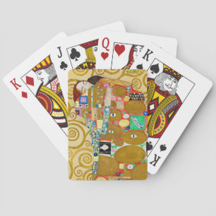 Klimt Fulfilment Mosaic: Vintage Stoclet Frieze Playing Cards