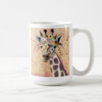 Klimt Giraffe | Adorned In Flowers