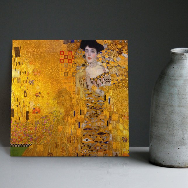 Klimt Golden Lady Adele Bloch Bauer Art Nouveau Tile (Creator Uploaded)