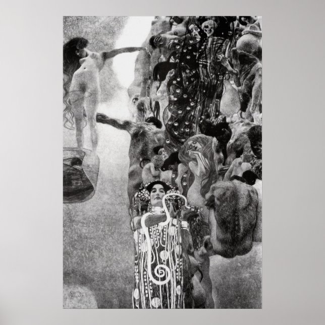 Klimt Gustav ~ Medicine 1907 Poster (Front)