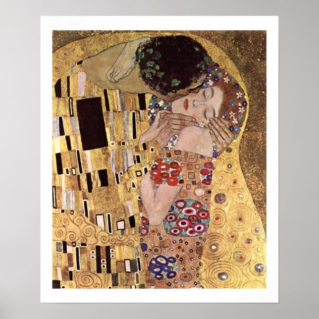 Klimt Gustav ~ the Kiss Poster (Front)