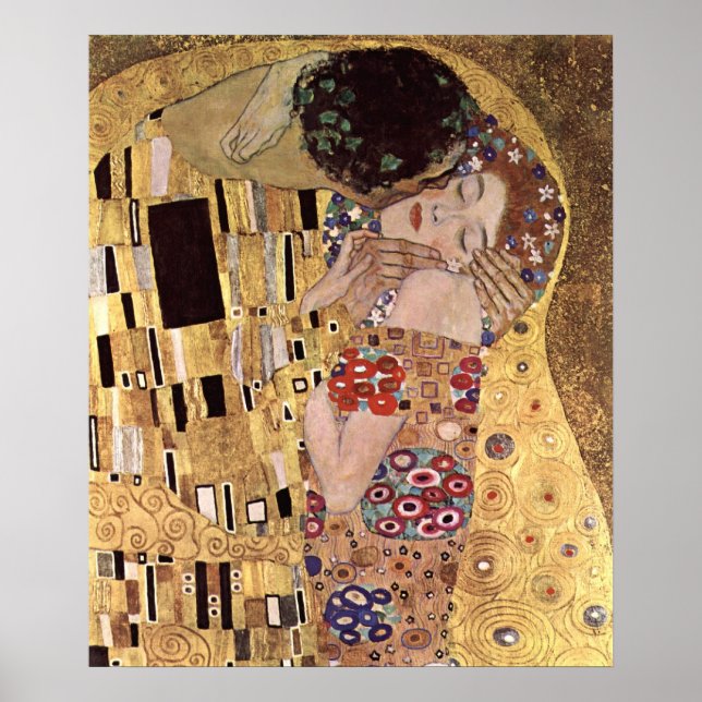 Klimt Gustav ~ The Kiss Poster (Front)