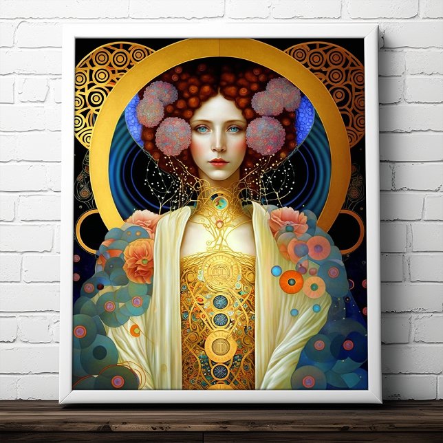 Klimt Inspired Queen Goddess Fantasy Art Poster (Creator Uploaded)