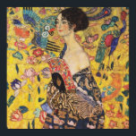 Klimt - Lady With Fan Poster<br><div class="desc">Lady With Fan by Gustav Klimt. For more poster-ready images from Zedign Art Series Book 166 "Gustav Klimt - Paintings & Drawings",  visit https://books.zedign.com/zas/166.html</div>