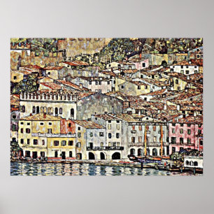 Klimt - Malcesine on Lake Garda Poster
