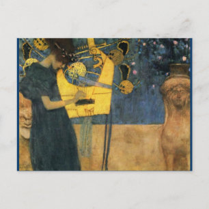 Klimt Music Postcard