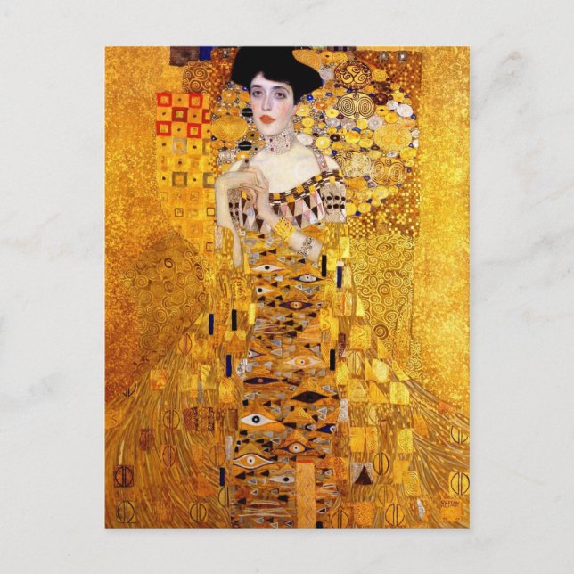 Klimt Portrait of Adele Bloch-Bauer I Post Card (Front)