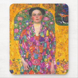 Klimt Portrait of Eugenia Primavesi Mouse Pad