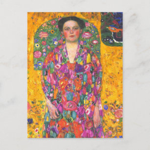 Klimt Portrait of Eugenia Primavesi Postcard