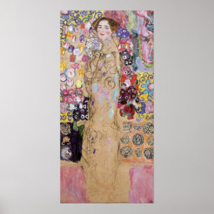 Klimt - Portrait Of Maria Munk (Unfinished) 1918 Poster