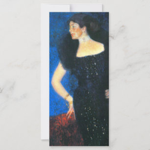 Klimt Portrait of Rose von Rosthorn-Friedmann Card