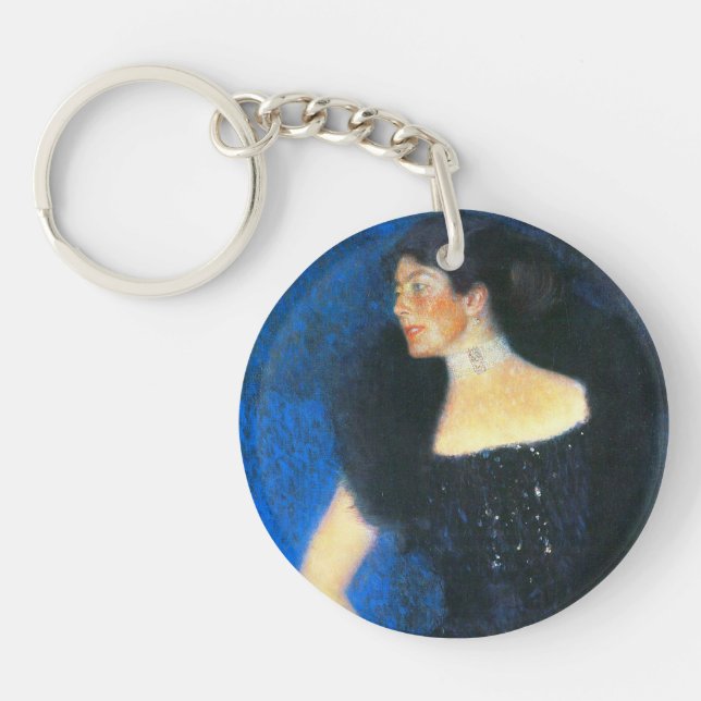 Klimt Portrait of Rose von Rosthorn-Friedmann Key Ring (Front)