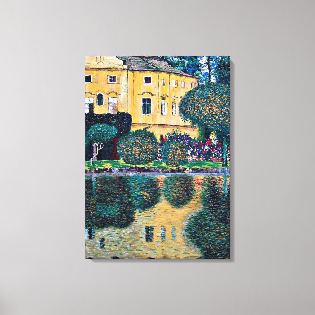 Klimt - Schloss Kammer on the Attersee IV Canvas Print (Front)