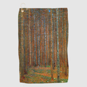 Klimt - Tannenwald Pine Forest Golf Towel