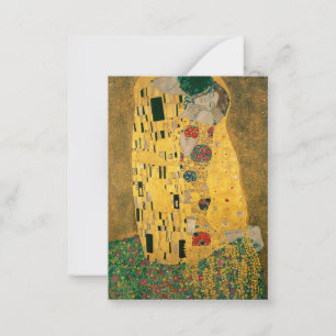 Klimt // The Kiss Painting Card