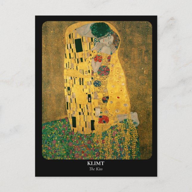 KLIMT / The Kiss Postcard (Front)