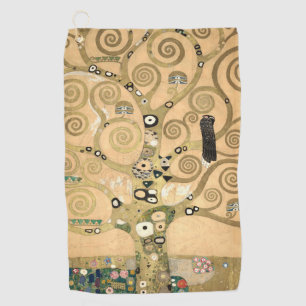 Klimt - The Tree of Life Magnetic Card Golf Towel