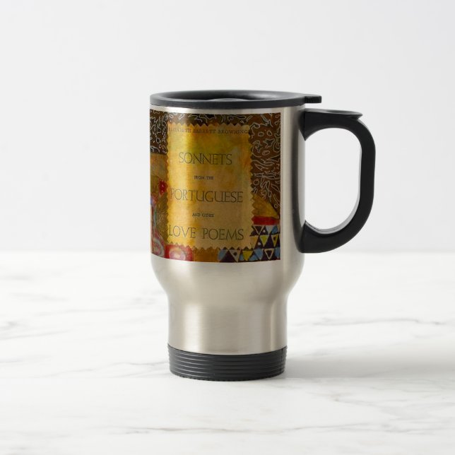 Klimt's Golden Embrace travel mug (Right)
