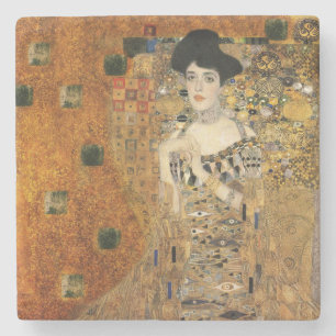Klimt's Portrait of Adele Bloch-Bauer Stone Coaster