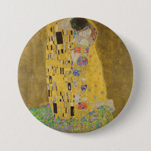 Klimt's The Kiss 7.5 Cm Round Badge