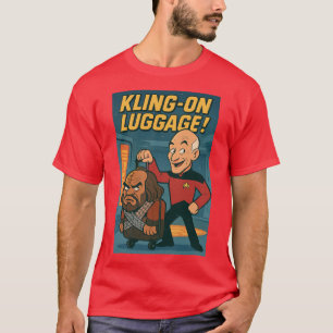 Kling-on Luggage! — A Star Trek Cartoon Parody T-Shirt