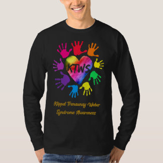 Klippel Trenaunay Weber Syndrome Awareness Hands T-Shirt
